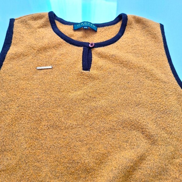 Carven Ochre Sweater Vest - Picture 3 of 7